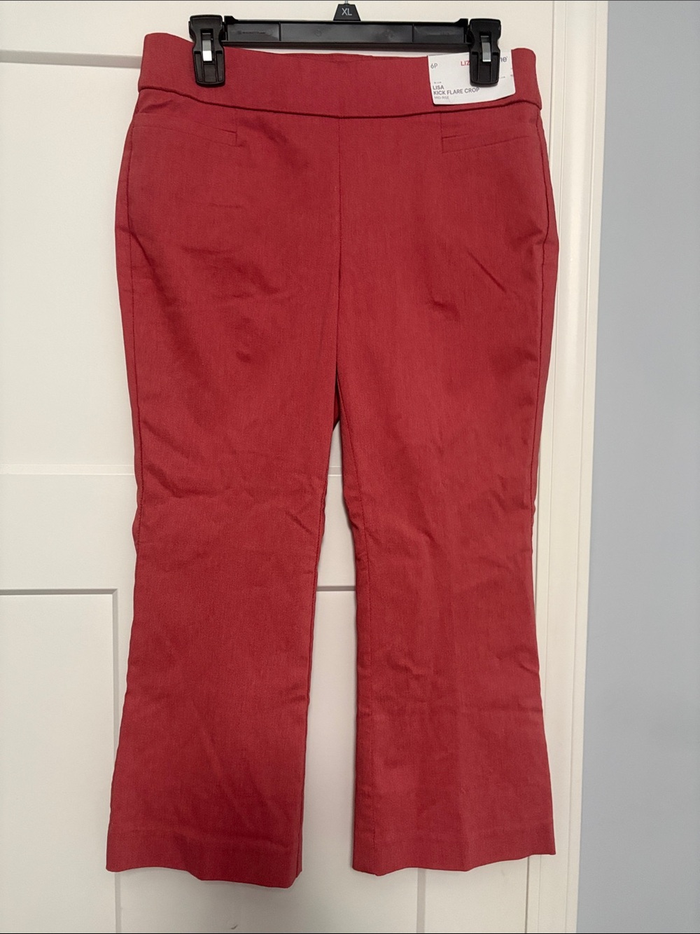 Liz Claiborne Lisa kick flare crop pants